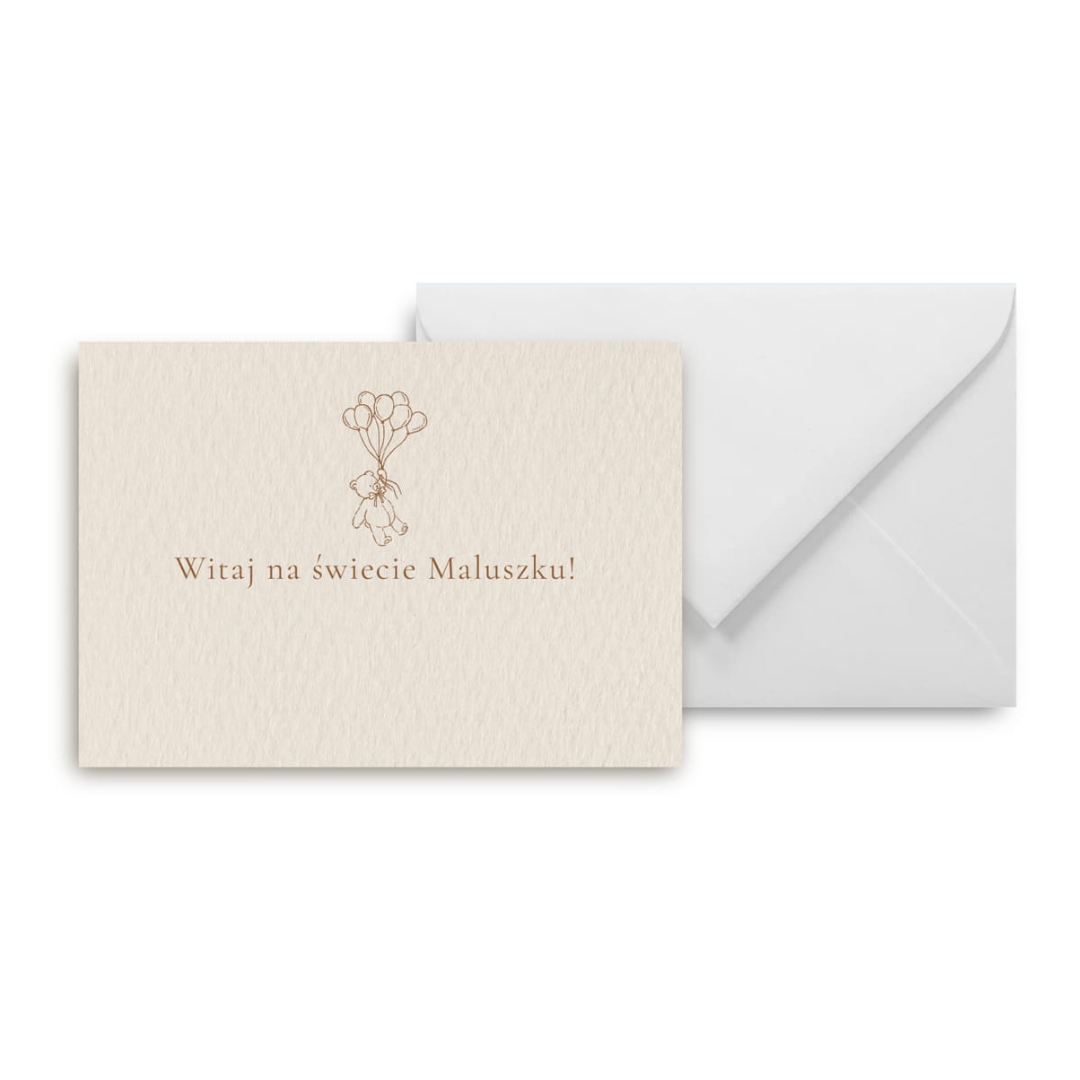 Mini kartka – Witaj na świecie